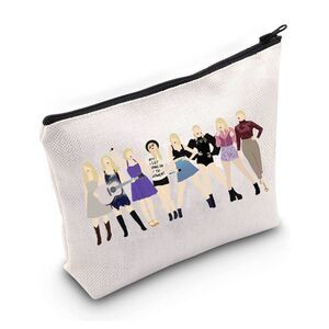 Small Toiletry Makeup Bag 5in x 7in Singer Fans Design Zipper